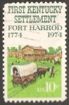 Stamps United States -  Firs kentuckySettlement 