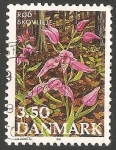 Sellos de Europa - Dinamarca -  Flores