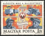Stamps Hungary -  Prevencion de accidentes