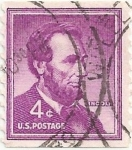 Stamps United States -  ABRAHAM LINCOLN. YVERT US 589