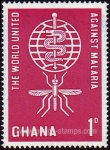 Stamps Ghana -  Lucha contra la malaria