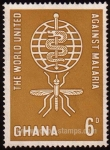 Stamps Ghana -  Lucha contra la malaria