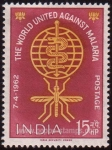 Stamps India -  Lucha contra la malaria