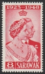 Stamps Malaysia -  Sarawak - Boda de plata de los soberanos británicos