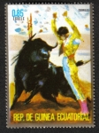 Stamps Equatorial Guinea -  Corrida de toros