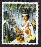 Stamps Equatorial Guinea -  Isabel II, Coronación 25, la ceremonia