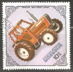 Sellos de Asia - Mongolia -  Tractor