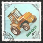 Sellos de Asia - Mongolia -  Tractor Bonser