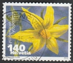 Stamps Switzerland -  Flor lycopersicon lycopersicum