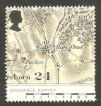 Stamps United Kingdom -  1568 - Bicentenario del Servicio Cartográfico
