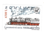 Stamps Romania -  Locomotora 50025- año 1921