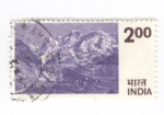 Stamps India -  Montañas