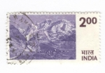 Stamps : Asia : India :  Montañas