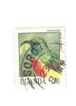 Stamps Uganda -  Nectarina regia