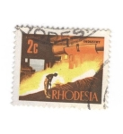 Stamps Zimbabwe -  Industria