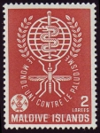 Stamps Maldives -  Lucha contra la malaria
