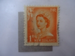 Sellos de Oceania - Nueva Zelanda -  Reina Elizabeth II - Scott/Nz:289.