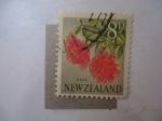 Stamps New Zealand -  Flora New Zealand - Rata.