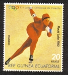 Stamps Equatorial Guinea -  Juegos Olímpicos de Invierno 1980 , Lake Placid