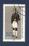 Stamps Germany -  Uniformes Militares - Oficial de montaña