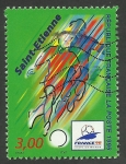 Stamps France -  3012 - Mundial de fútbol Francia 98, sede de Saint Etienne