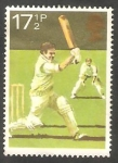 Stamps United Kingdom -  958 - Partido de cricket