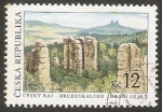 Sellos de Europa - Rep�blica Checa -  330 - Rocas del Dragón, y Castillo Trosky 