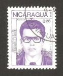 Stamps Nicaragua -  1250 - Julio C. Buitrago Urroz, héroe nacional