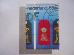Stamps Netherlands -  150 años de la Real Academia Militar de Nederland.