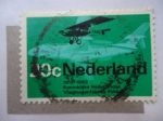 Stamps Netherlands -  Fabrica de Aviones Fokker. 1919-1969.