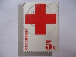 Stamps Netherlands -  Cruz Roja Internacional.
