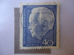 Stamps Germany -  Heinrich Lubke  (1892-1972)