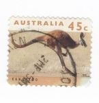 Sellos de Oceania - Australia -  Canguro