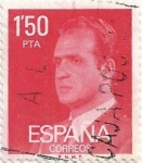 Stamps Spain -  SERIE BÁSICA JUAN CARLOS I. Ia SERIE. VALOR FACIAL 1,50 Pts. EDIFIL 2344