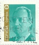 Stamps Spain -  SERIE BÁSICA JUAN CARLOS I. IIIa SERIE. VALOR FACIAL 18 Pts. EDIFIL 3306