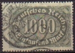 Stamps Germany -  DEUTSCHES REICH 1922 Scott204  Sello Serie Básica Números Alemania Michel252 usado