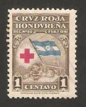 Stamps Honduras -  Sello a beneficio de Cruz Roja
