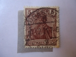 Stamps Germany -  Anna Fúhring 1866-1929 - Germania - Deutsches Reich.