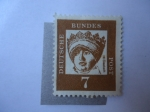 Stamps Germany -  Elizabeth de Thurringe - Scott/Al:821.