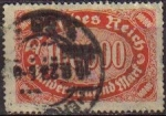 Stamps Germany -  DEUTSCHES REICH 1922 Scott209  Sello Serie Básica Números Alemania Michel257 usado