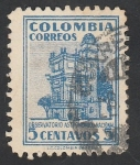 Stamps : America : Colombia :  Observatorio Astronómico Nacional