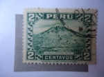 Stamps Peru -  Arequipa y el Misti.