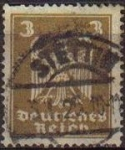 Stamps Germany -  DEUTSCHES REICH 1924 Scott330 Sello Serie Aguila Alemania Michel 355