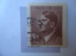 Stamps Germany -  Adolf Hitler.