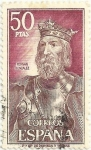 Stamps Spain -  PERSONAJES ESPAÑOLES. FERNÁN GONZÁLEZ. EDIFIL 2073
