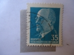Stamps Germany -  Walter Ulbricht 
