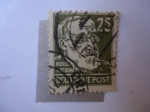 Stamps Germany -  Médico, Rudolf Wirchow. 1821-1902 - (Yvert/Al:38) 