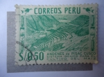 Stamps Peru -  Andenes de Pisca-Cusco - Sistema Incaico para el Cultivo del Maiz