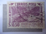 Stamps Peru -  Andenes de Pisca-Cusco - Sistema Incaico para el Cultivo del Maiz.