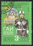 Stamps Russia -  Traffic policeman guarda  de trafico 